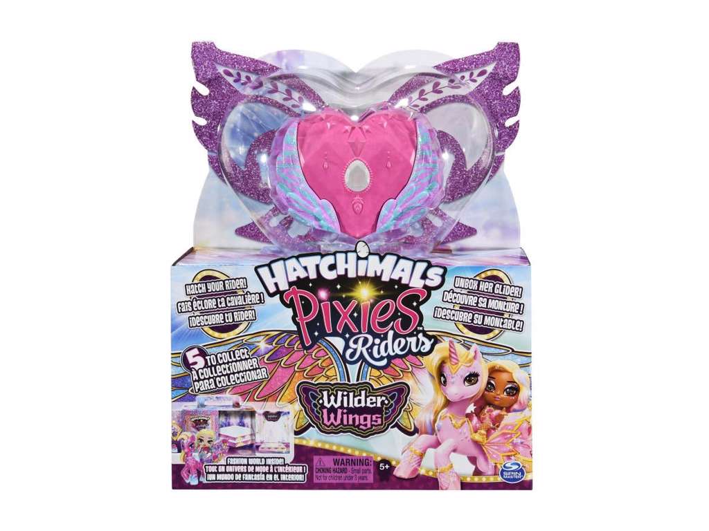 Hatchimals Pixie Riders Wilder Wings - Zebrush Glider