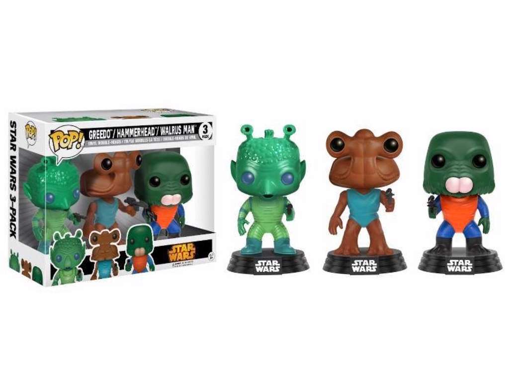 Star Wars POP! vinyl figur 3-pak af 2017 Fall Convention Exclusive på 9 cm