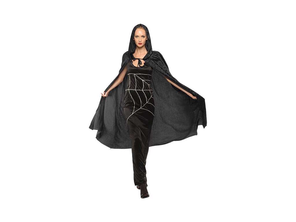 Kappe - sort velour - voksen