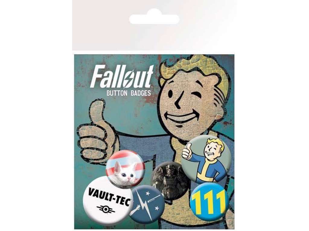 Fallout 6-pak badges