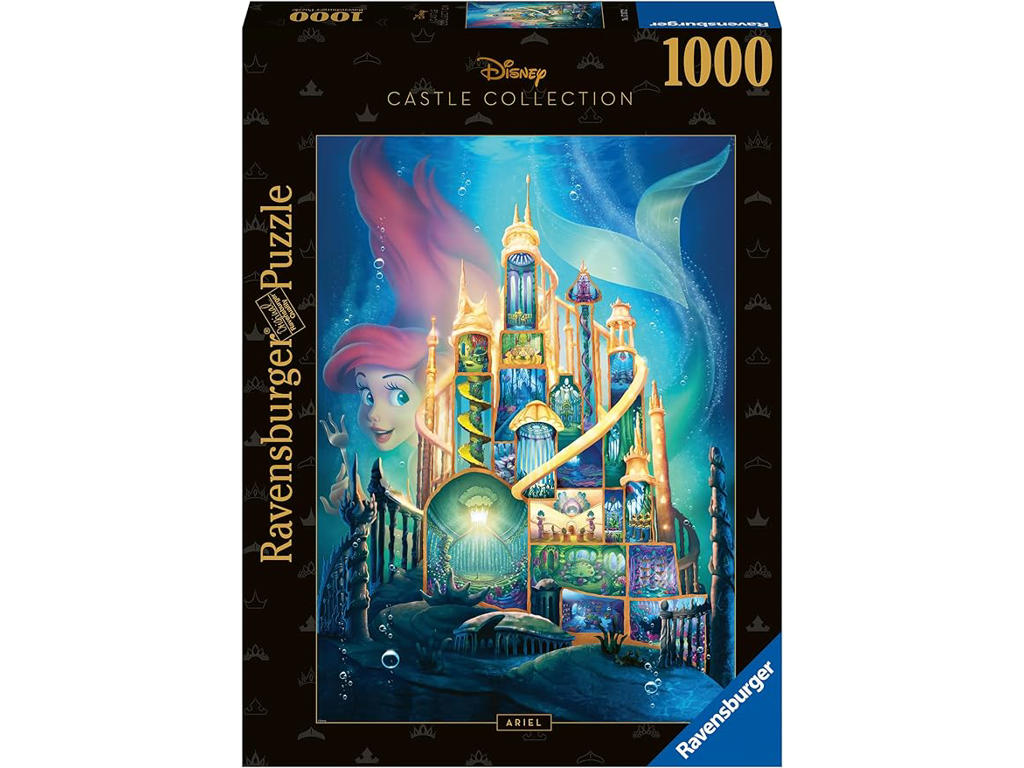 Den Lille Havfrue slot puslespil på 1000 brikker fra Ravensburger