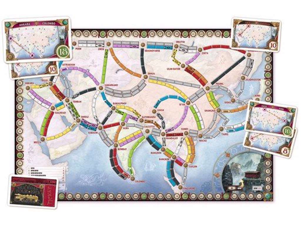 Ticket To Ride Asia - brætspil