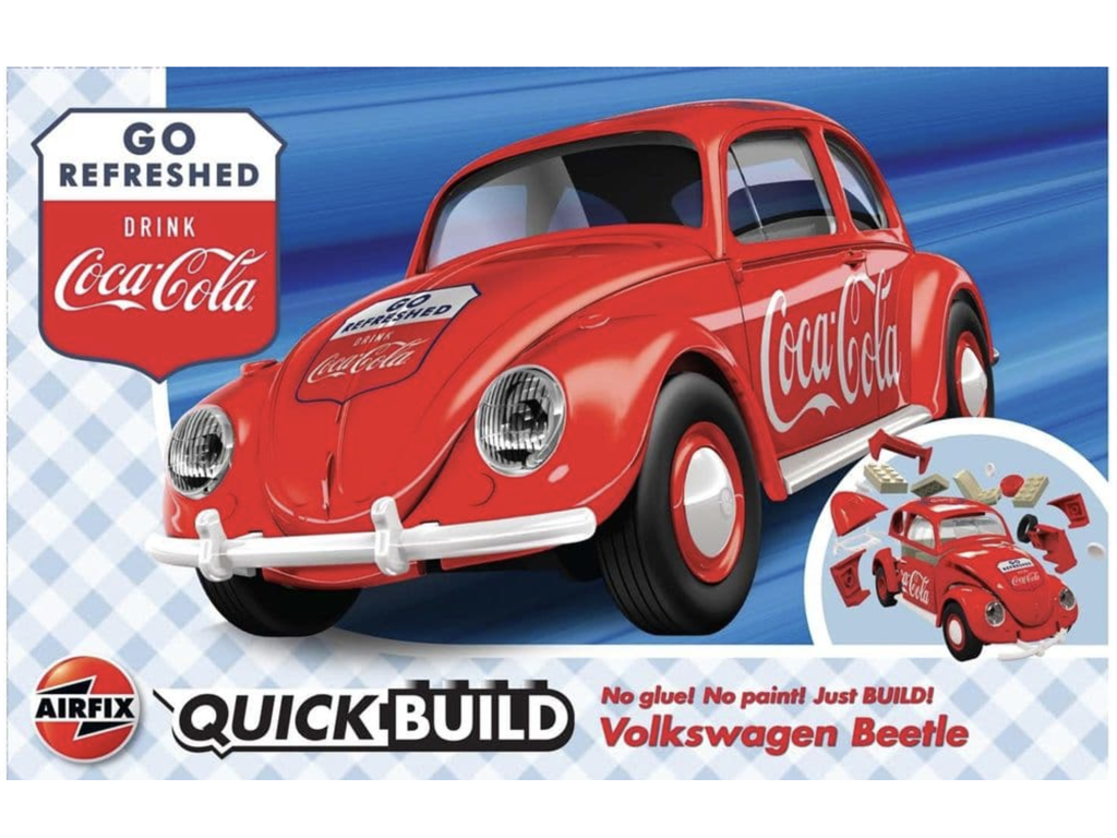 Coca-Cola VW Beetle Van Airfix Quick Build