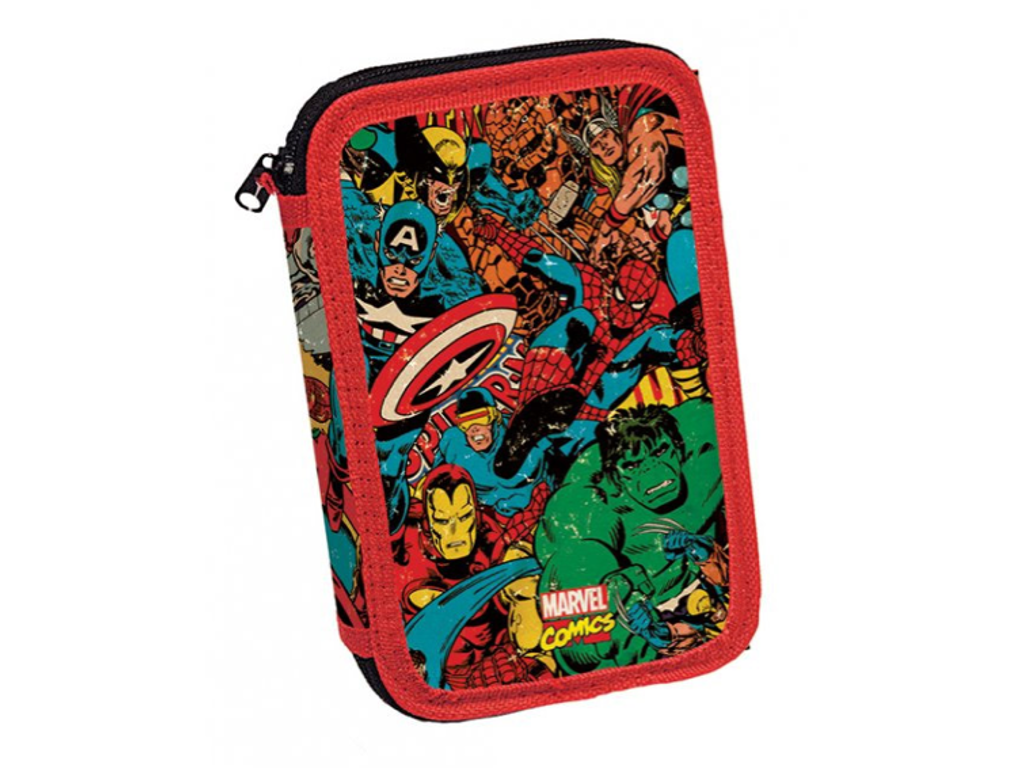 Marvel "Avengers Collage" penalhus med skriveredskaber