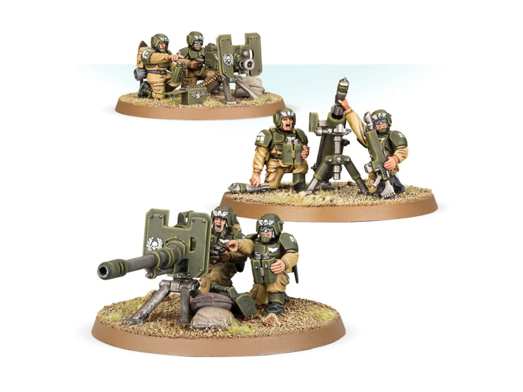 Astra Militarum Cadian Heavy Weapon squad