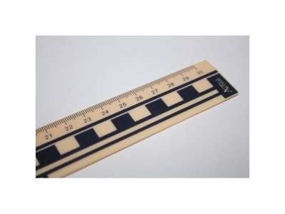 Lineal 30 cm i plast