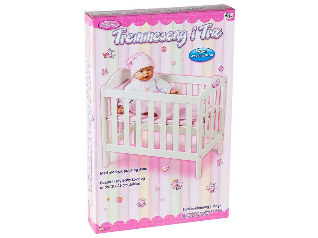 Tremmeseng til babydukke fra My Baby