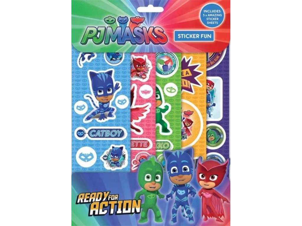 PJ Masks klistermærker - 5 ark