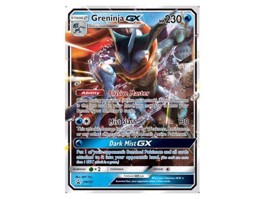Detektiv Pikachu Greninja-GX sagsmappe pokemonkort