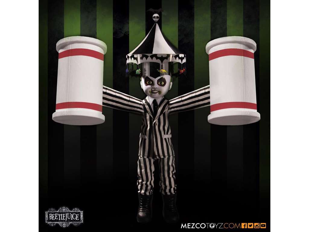 Beetlejuice Living Dead Dolls Doll af Showtime Beetlejuice på 25 cm