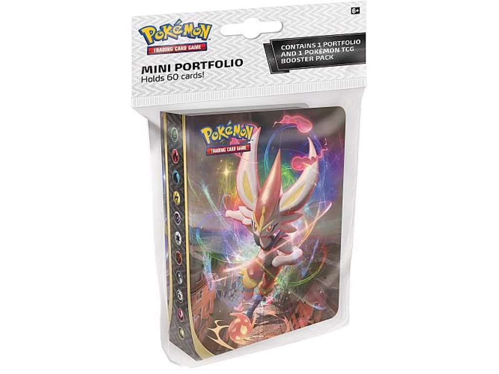 Pokémon Sword & Shield Rebel Clash 1 boosterpakke og minimappe