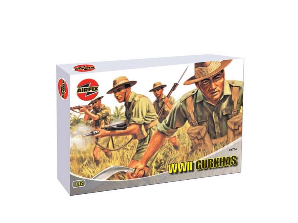 WWII Gurkhas 1:72 figurer Airfix