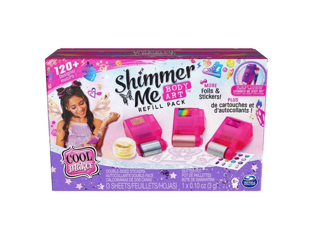 Cool Maker Shimmer Me Body Art refill