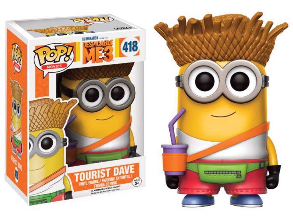 Despicable Me 3 POP! vinyl figur af Tourist Dave på 9 cm