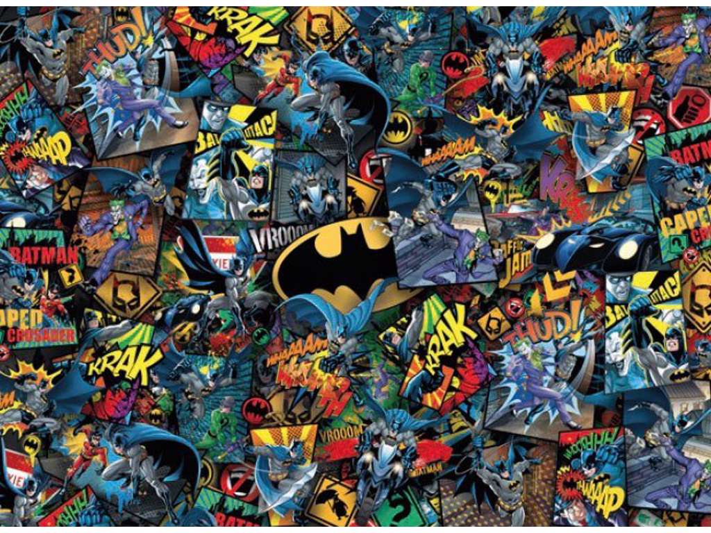 DC Comics Impossible Jigsaw puslespil på 1000 brikker med Batman