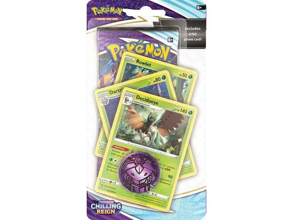  Pokémon Sword & Shield Chilling Reign Checklane - booster, specialkort og mønt