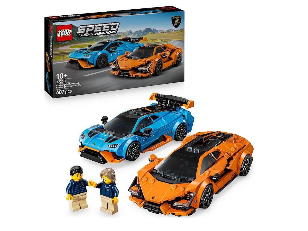 Lamborghini Revuelto og Huracán STO - 77238 - LEGO Speed Champions