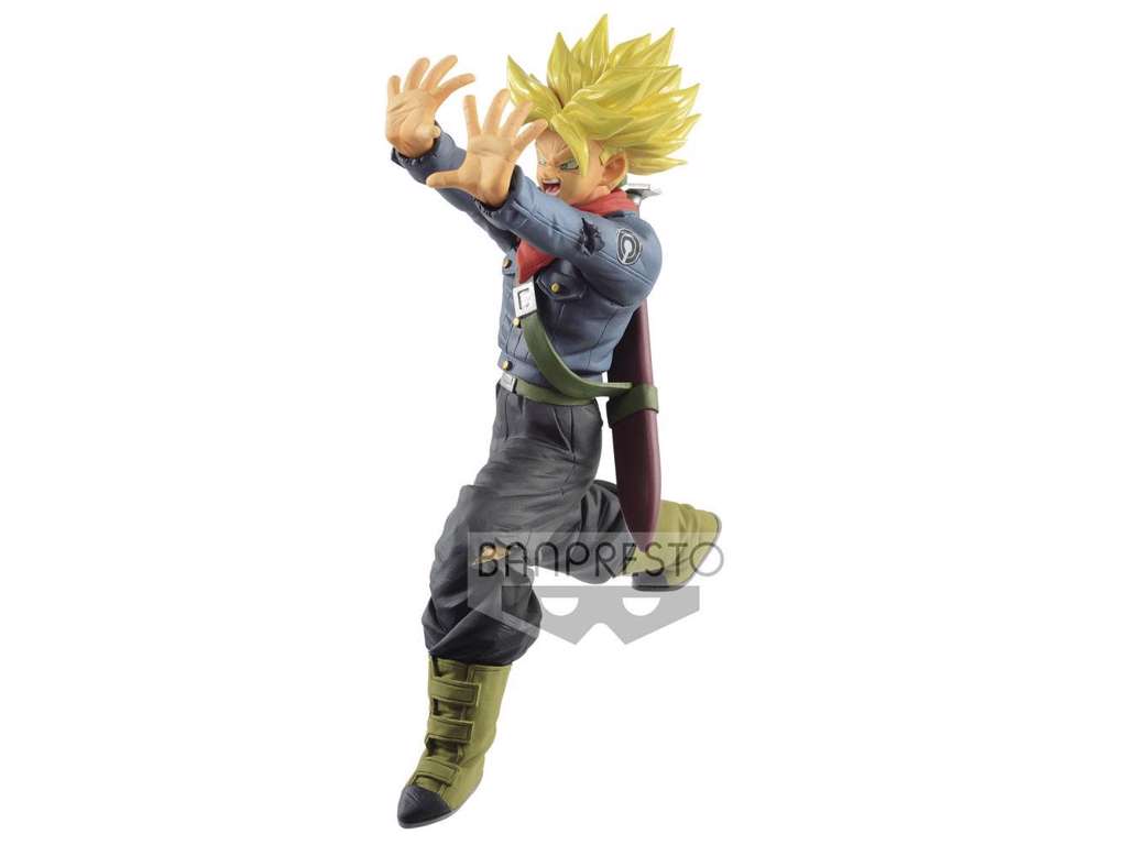 Dragon Ball Super statue af Super Saiyan Trunks Future Galick Gun på 17 cm