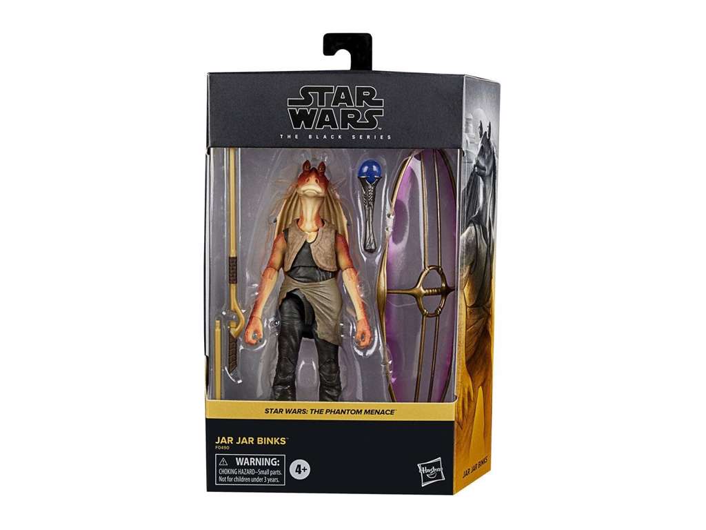 Star Wars Episode I Black Series Deluxe action figur af 2021 Jar Jar Binks på 15 cm