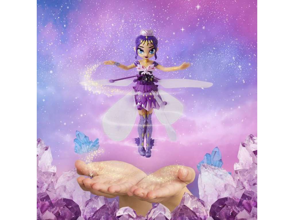  Hatchimals flyvende krystal fe - lilla