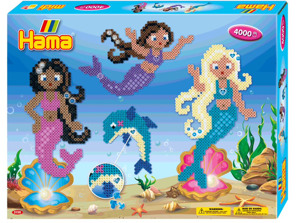 Hama Midi Havfrue gaveæske – 3150