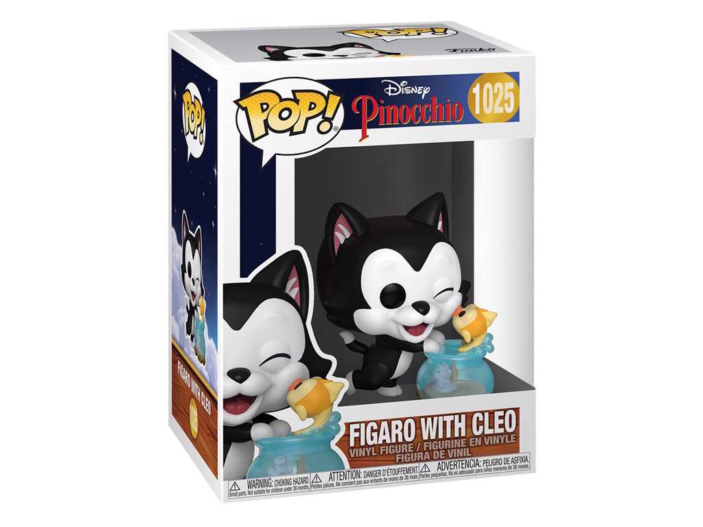 Pinocchio 80th Anniversary POP! Disney Vinyl Figure Figaro Kissing Cleo 9 cm
