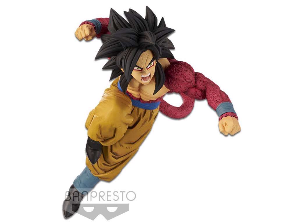 Dragon Ball GT statue af Super Saiyan 4 Son Goku på 13 cm