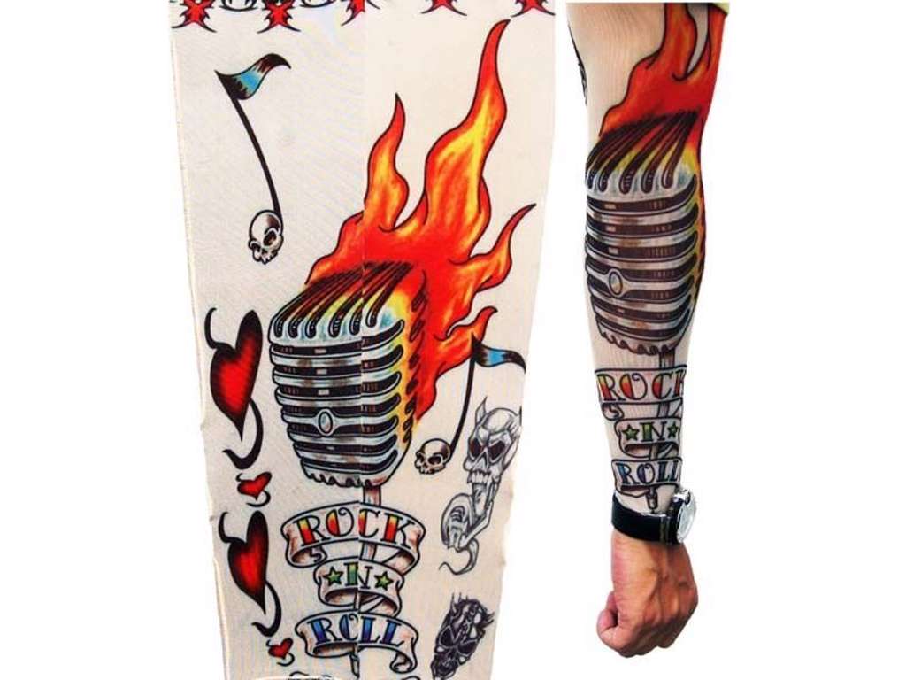 Ærme med tatoveringer - Rock'N'Roll