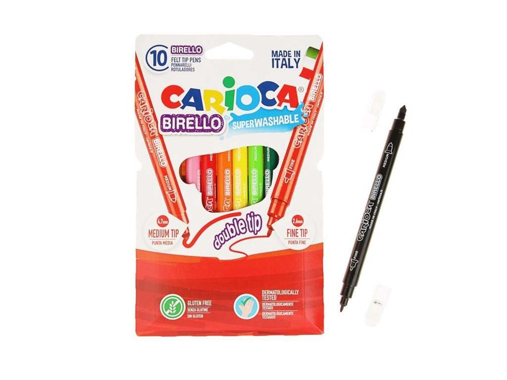 10 tykke og tynde tusser fra Carioca