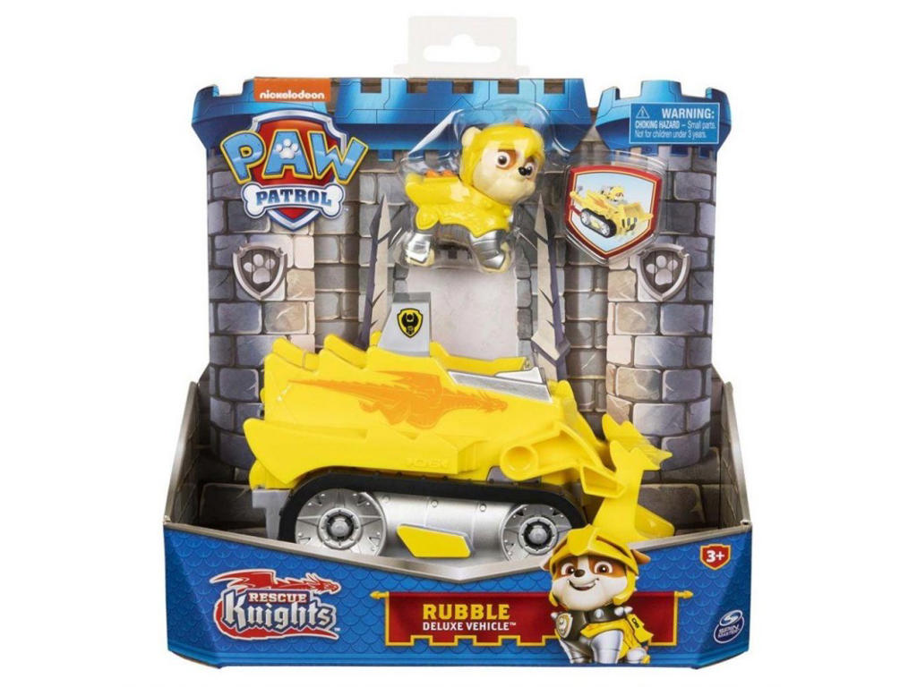 Paw Patrol Rescue Knights Hero Pups - Rubble med bil