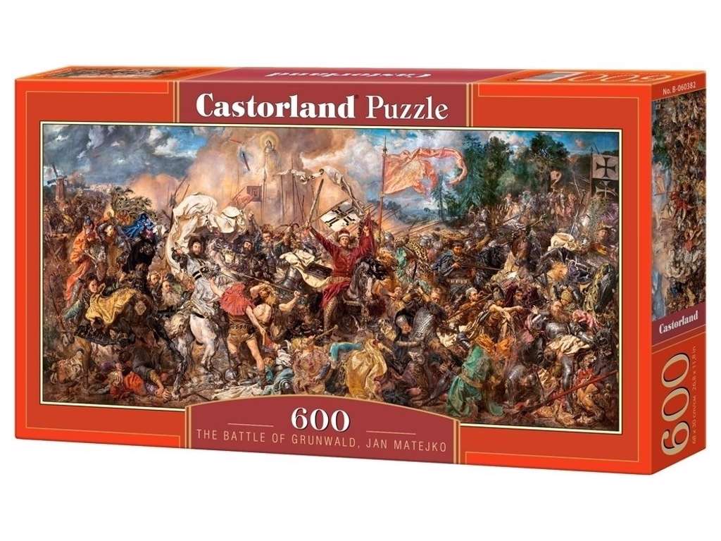 Slaget ved Tannenberg  Jan Matejko puslespil med 600 brikker fra Castorland