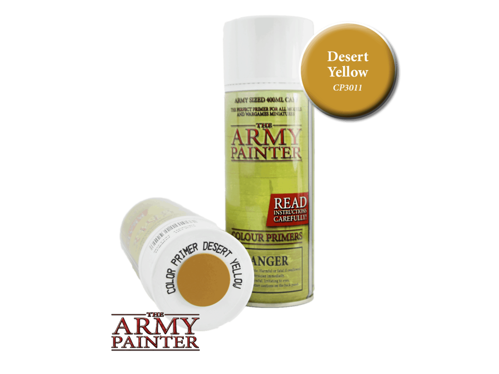 Desert Yellow Spray Colour Primer til figurer