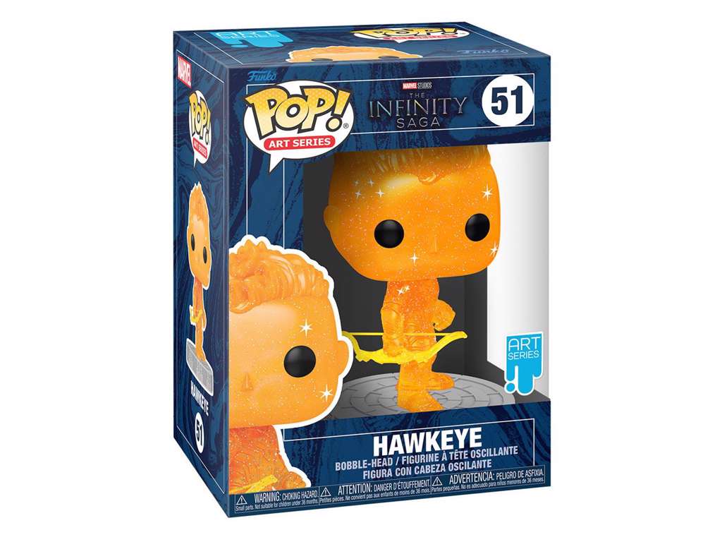 Infinity Saga POP! Artist Series Vinyl Figure Hawkeye (Orange) 9 cm