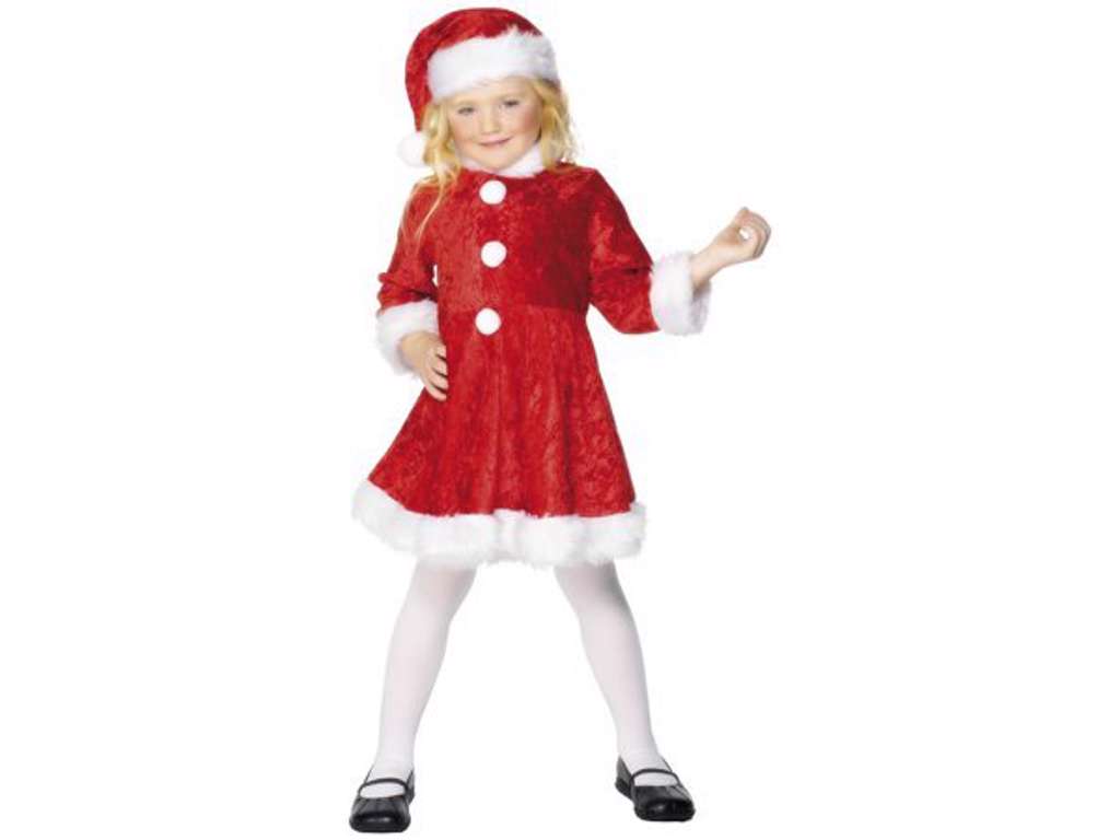 Nissepige kostume str 6-8 år