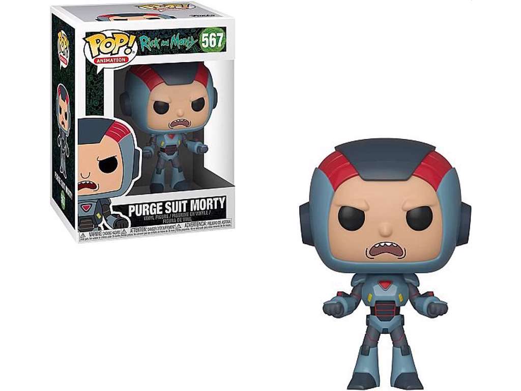 Rick and Morty POP! vinyl figur af Purge Suit Morty på 9 cm