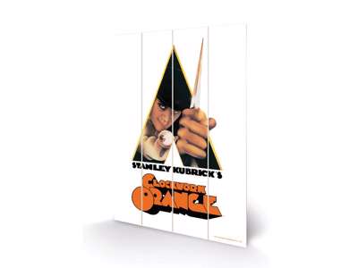 A Clockwork Orange "Dagger" træ plade "plakat" 40x60cm