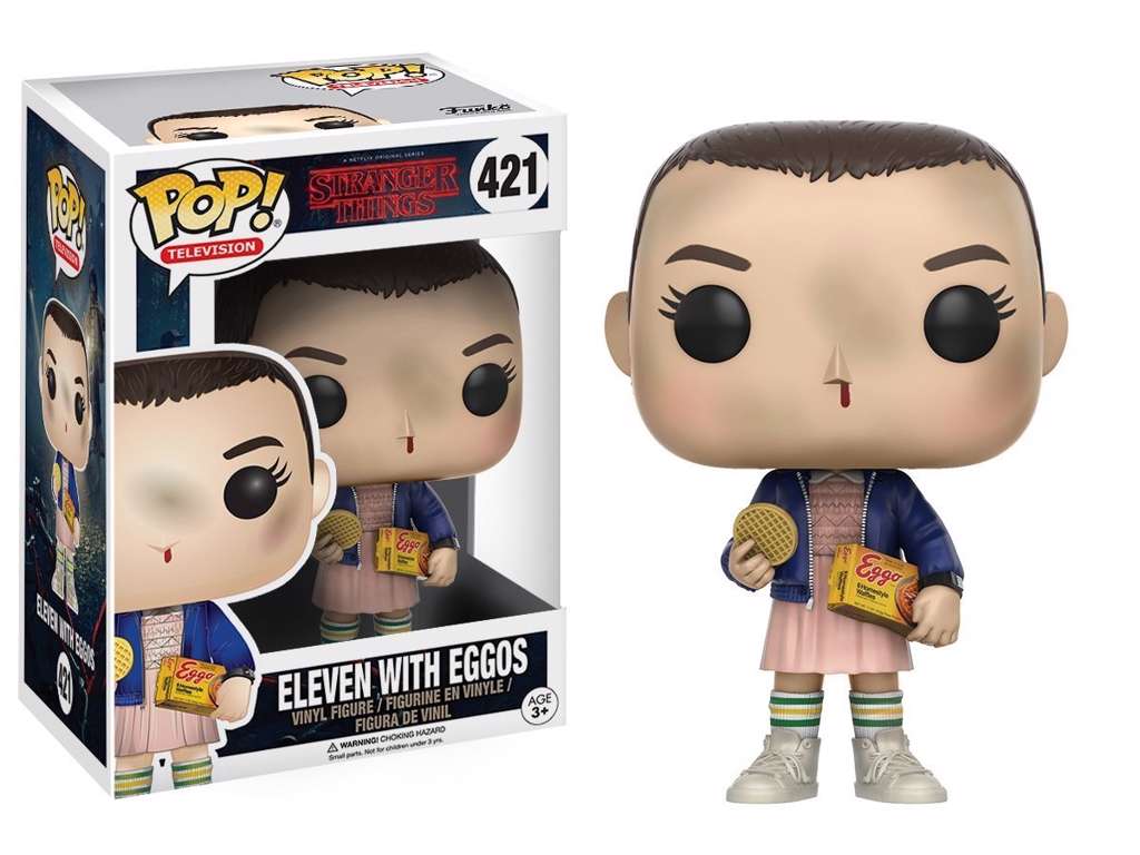 Stranger Things POP! vinyl figur af Eleven With Eggos på 9 cm