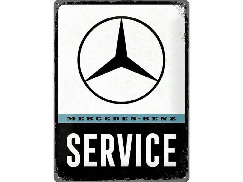 Mercedes-Benz Service metal skilt 30 x 40 cm