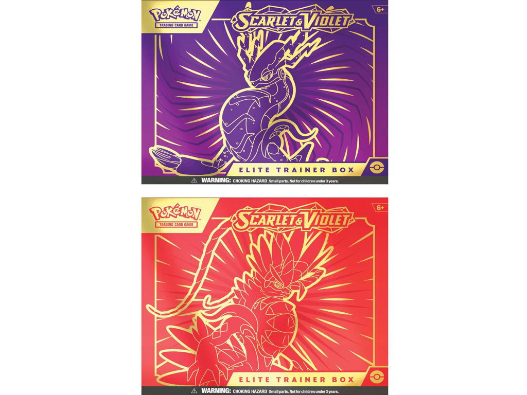 Pokémon Scarlet & Violet Elite Trainer boks med Miraidon eller Koraidon