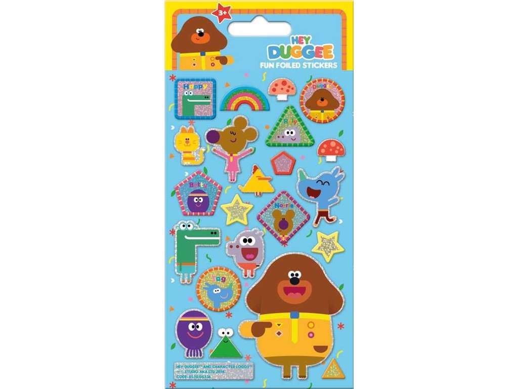 Hey Duggee Glitter Klistermærker