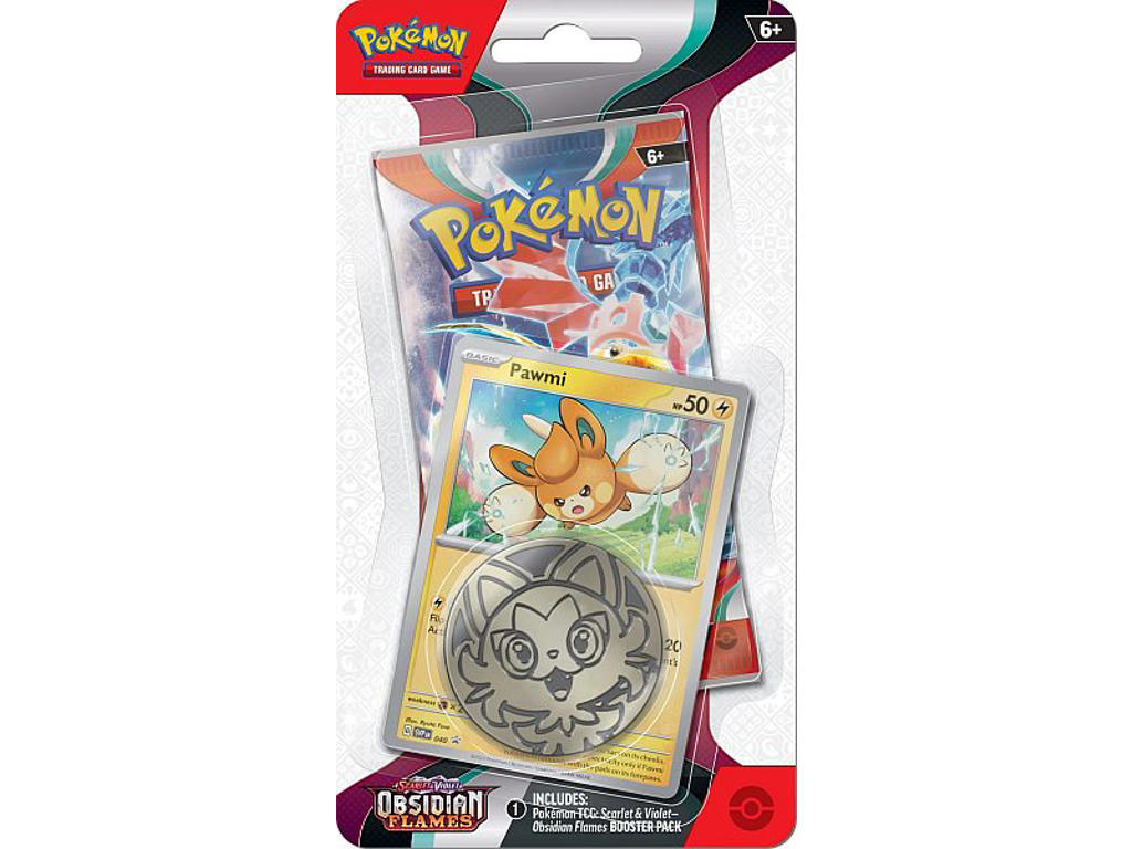 Pokémon Scarlet & Violet - Obsidian Flames - Checklane Blister Pawmi - Pokémon Kort