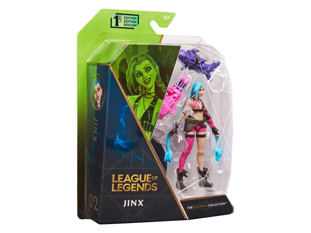League of Legends action figur af Jinx på  10 cm