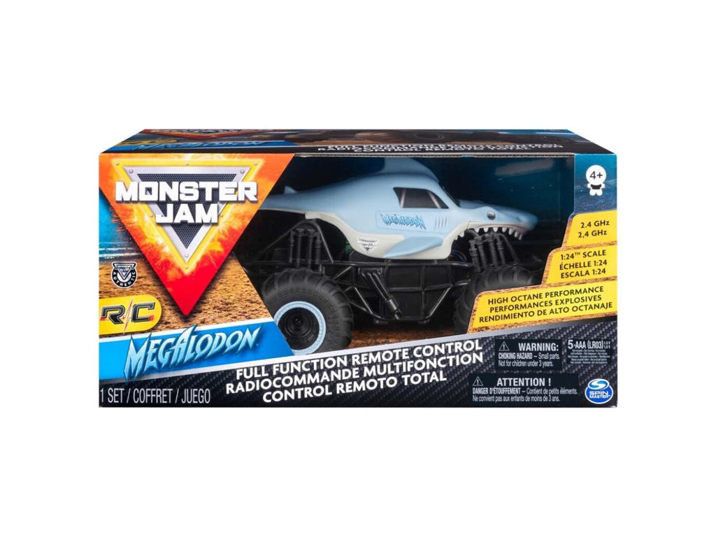 Monster Jam RC 1:24 Megaladon - Fjernstyret bil