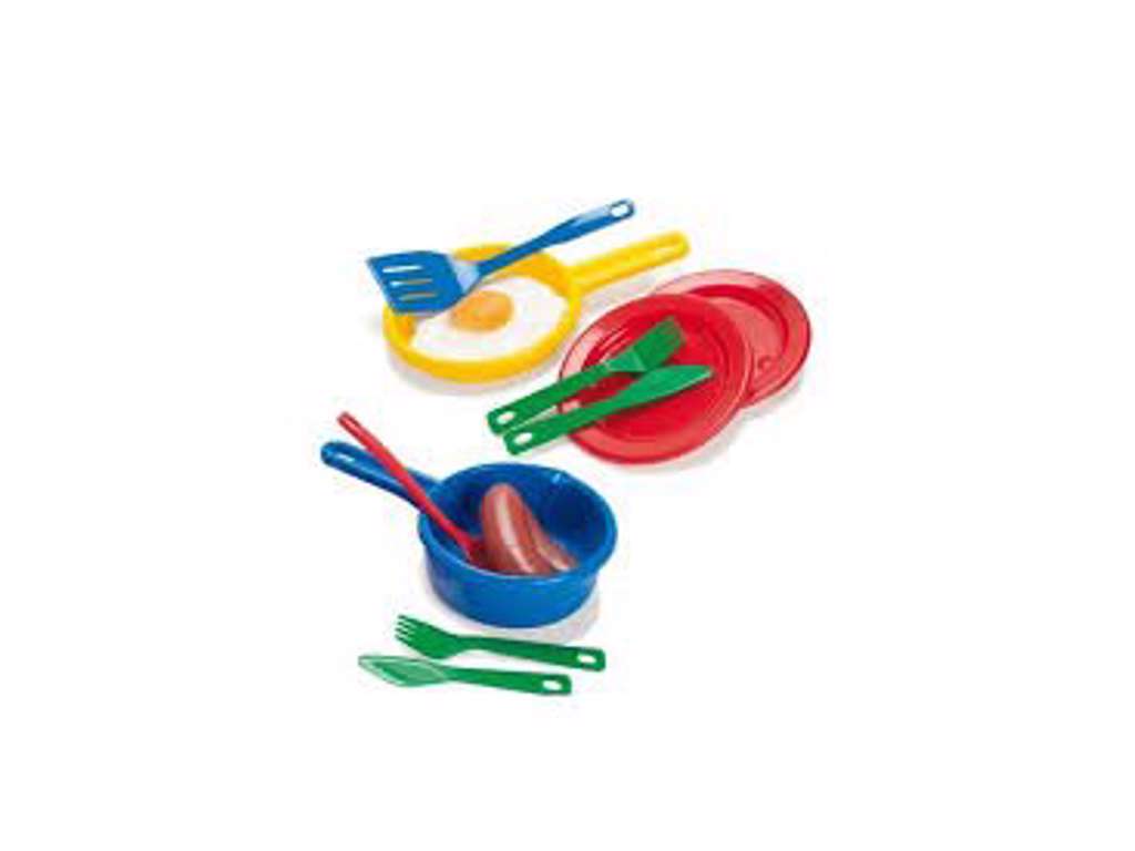 Pølse på pandesæt i net fra Dantoy