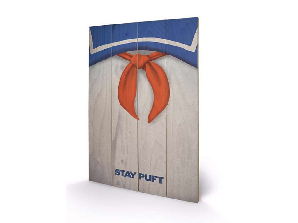 Ghostbusters "Stay Puft" træ plade "plakat" 40x60cm