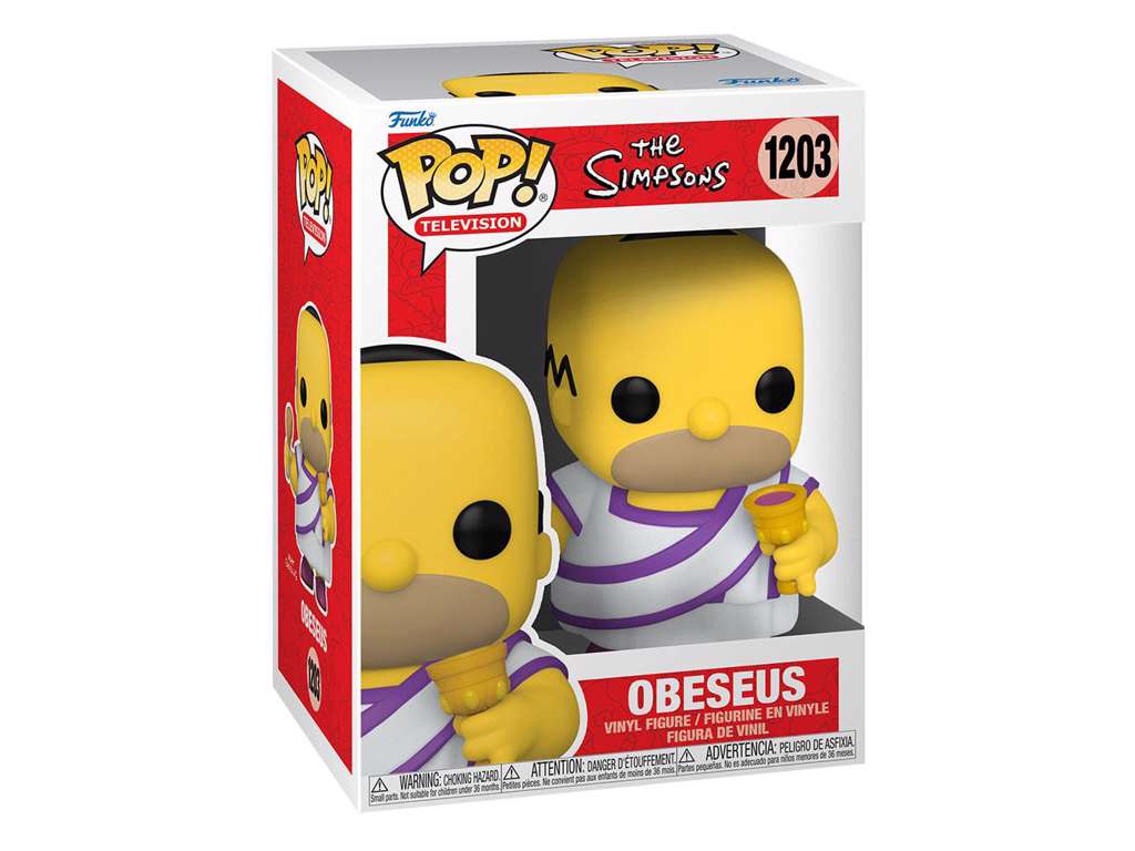 FORUDBESTILLING - The Simpsons POP! Animation Vinyl Figure Obeseus the Wide 9 cm