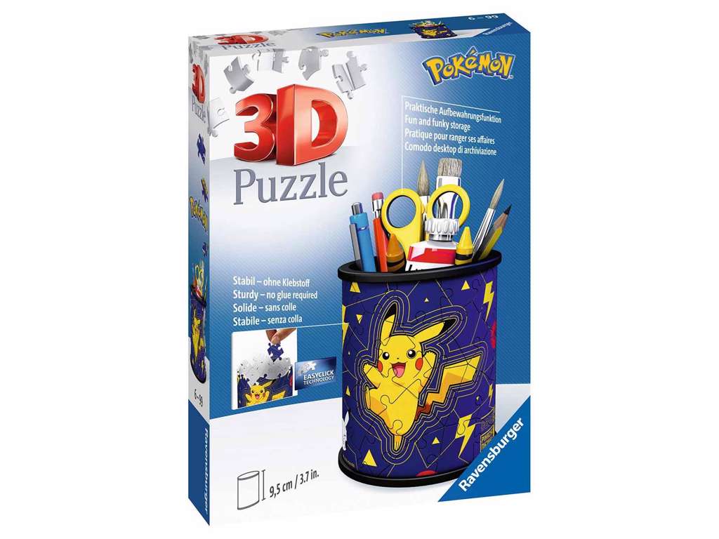 3D Pokemon blyantholder med 54 brikker fra Ravensburger