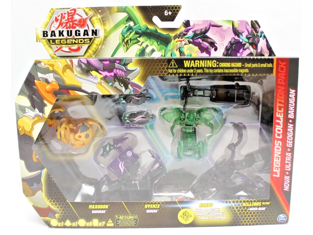 Bakugan Legends Collection S5 - Maxodon, Hyenix, Hanoj, Nilliousb Ultra