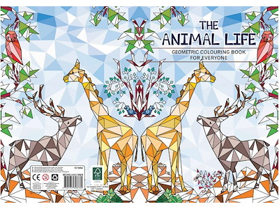 Malebog A4 The Animal Life – 32 sider
