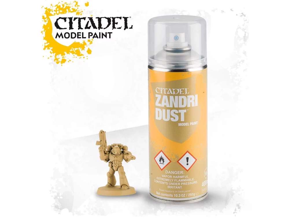 Zandri Dust spray paint fra Citadel 400ml.